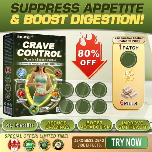 IOWOL ® APPETITE CONTROL PATCHES! ZERO PILLS & ZERO HUNGER & ZERO STRUGGLE & 100% RESULTS.