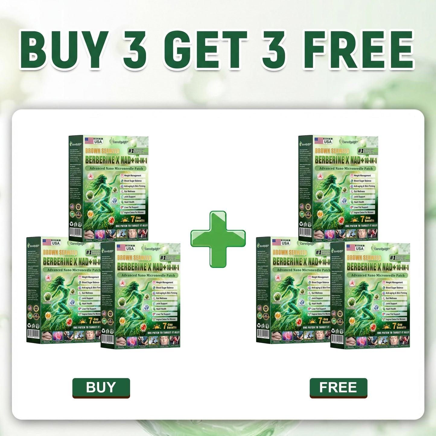 𝑶𝒇𝒇𝒊𝒄𝒊𝒂𝒍 𝑺𝒕𝒐𝒓𝒆 | 𝐍𝐞𝐰!🍀𝐂𝐚𝐫𝐞𝐔𝐩𝐥𝐢𝐟𝐭® 𝐁𝐫𝐨𝐰𝐧 𝐒𝐞𝐚𝐰𝐞𝐞𝐝× 𝐁𝐞𝐫𝐛𝐞𝐫𝐢𝐧𝐞× 𝐍𝐃𝐀+ 𝟏𝟎-𝐢𝐧-𝟏 𝐍𝐚𝐧𝐨 𝐌𝐢𝐜𝐫𝐨𝐧𝐞𝐞𝐝𝐥𝐞 𝐏𝐚𝐭𝐜𝐡(𝐉𝐮𝐬𝐭 𝐨𝐧𝐜𝐞 𝐚 𝐝𝐚𝐲, 𝐯𝐢𝐬𝐢𝐛𝐥𝐞 𝐜𝐡𝐚𝐧𝐠𝐞𝐬 𝐢𝐧 𝟕 𝐝𝐚𝐲𝐬）𝘽𝙚𝙧𝙗𝙚𝙧𝙞𝙣𝙚 + 𝐁𝐫𝐨𝐰𝐧 𝐒𝐞𝐚𝐰𝐞𝐞𝐝 𝙁𝙤𝙧𝙢𝙪𝙡𝙖 ✅ 𝐅𝐨𝐫 𝐨𝐛𝐞𝐬𝐢𝐭𝐲, 𝗟𝗼𝗼𝘀𝗲 𝘀𝗸𝗶𝗻,𝐝𝐢𝐚𝐛𝐞𝐭𝐞𝐬, 𝐬𝐥𝐞𝐞𝐩 𝐚𝐩𝐧𝐞𝐚, 𝐣𝐨𝐢𝐧𝐭 𝐢𝐬𝐬𝐮𝐞𝐬, 𝐚𝐧𝐝 𝐦𝐨𝐫𝐞💯💯